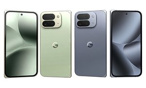 3D Google Pixel 10 Pro Fold Jade And Moonstone