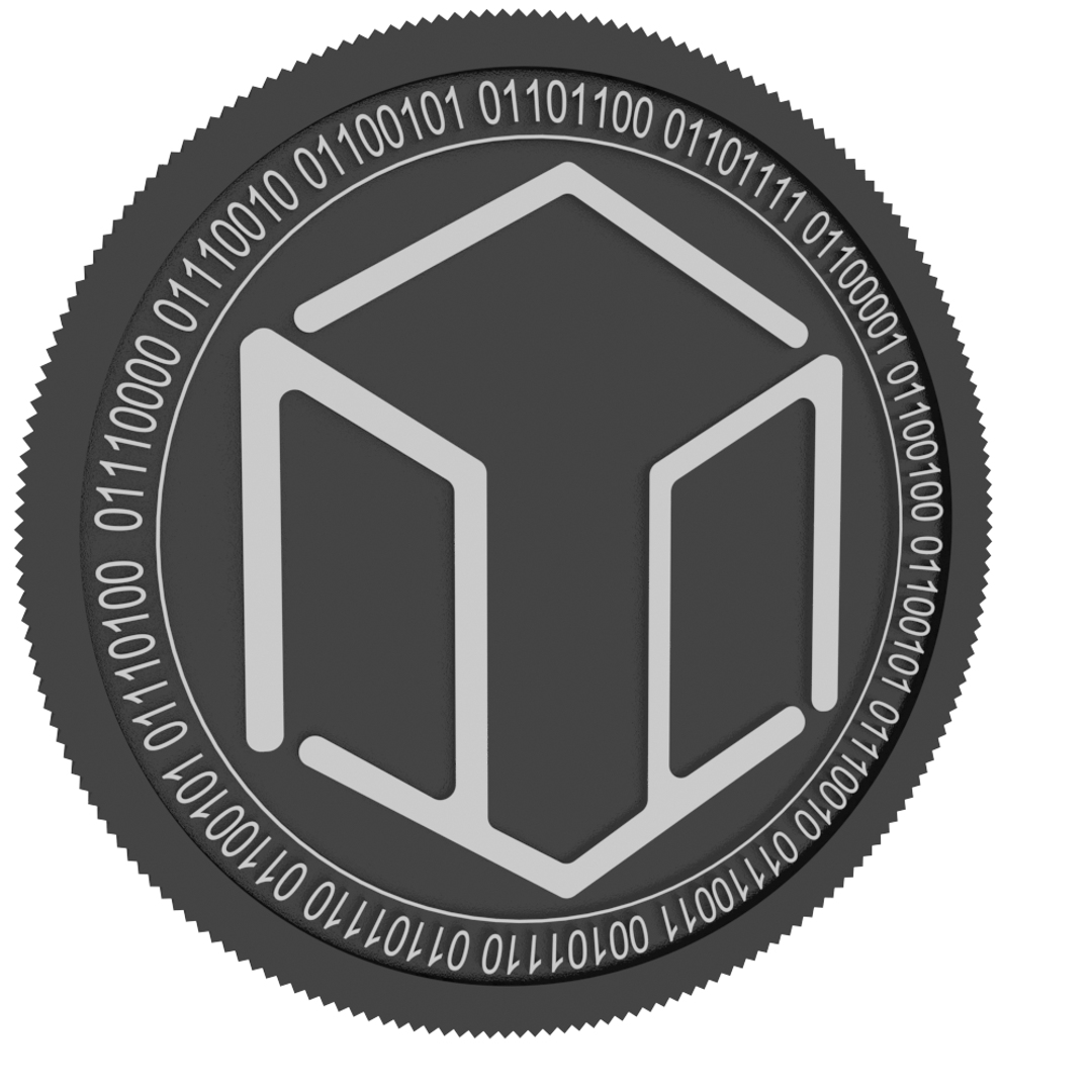 3D model meshbox black coin - TurboSquid 1614364