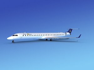 crj1000 bombardier 3d obj