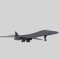 B1B Rockwell USAF Bomber Game model