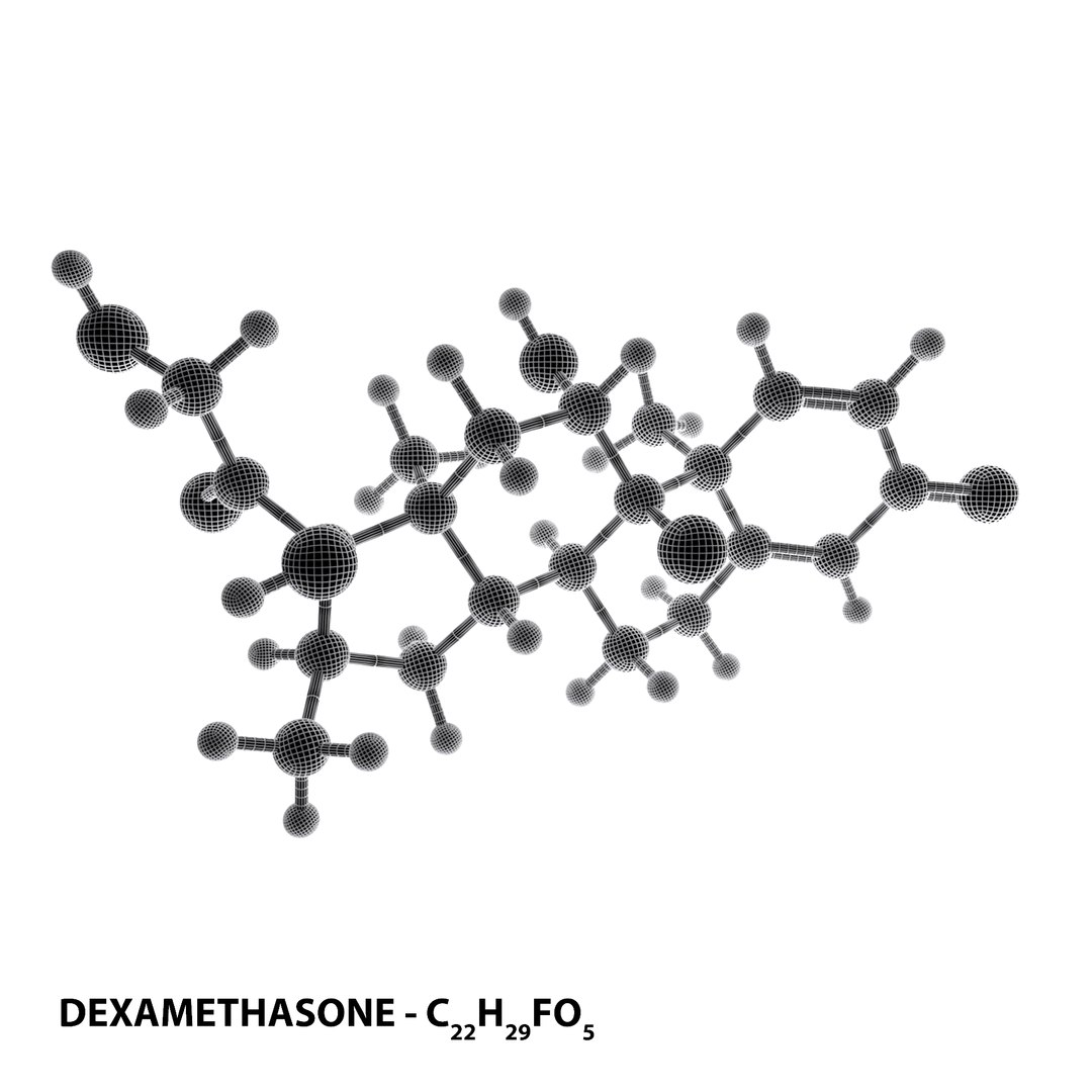 Drug DEXAMETHASONE Molecule 3D model https://p.turbosquid.com/ts-thumb/sP/DOkNRm/V5/product_drug_dexamethasone_molecule_wf1/png/1651146919/1920x1080/fit_q87/8aacfa7408c265ceb1fd911a6221529d1e39c6d2/product_drug_dexamethasone_molecule_wf1.jpg