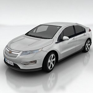 3d chevrolet volt ev model