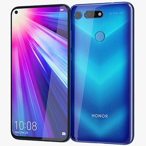 realistic honor view 20 3D model