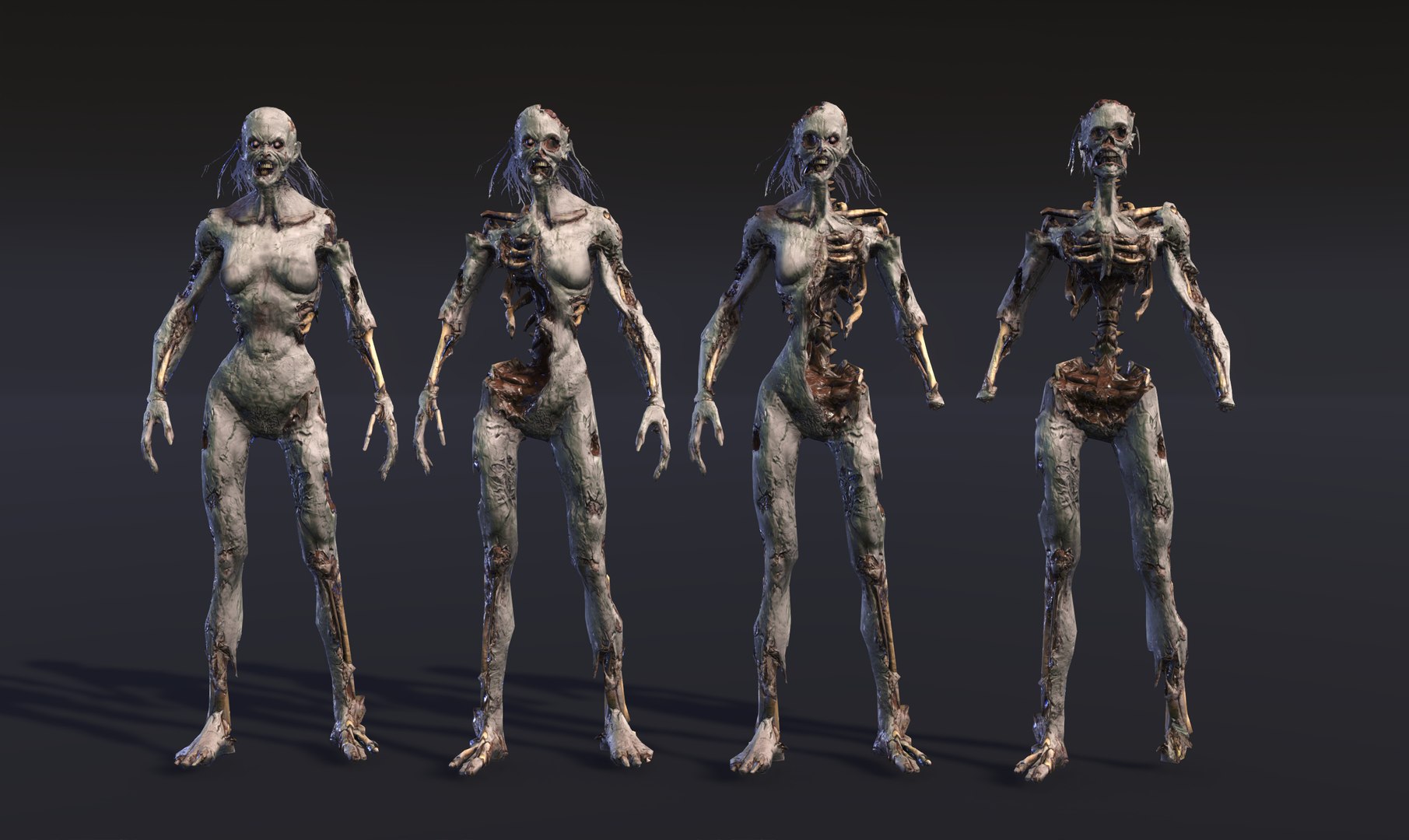 3D Zombies Savaged Horde - Low Poly - PBR - Extreme Decay https://p.turbosquid.com/ts-thumb/sP/Jinla7/9V/char_zombie_11/png/1700526627/1920x1080/fit_q87/0554efcea0c2569eeb55a0f939b30c25ae73ac0e/char_zombie_11.jpg