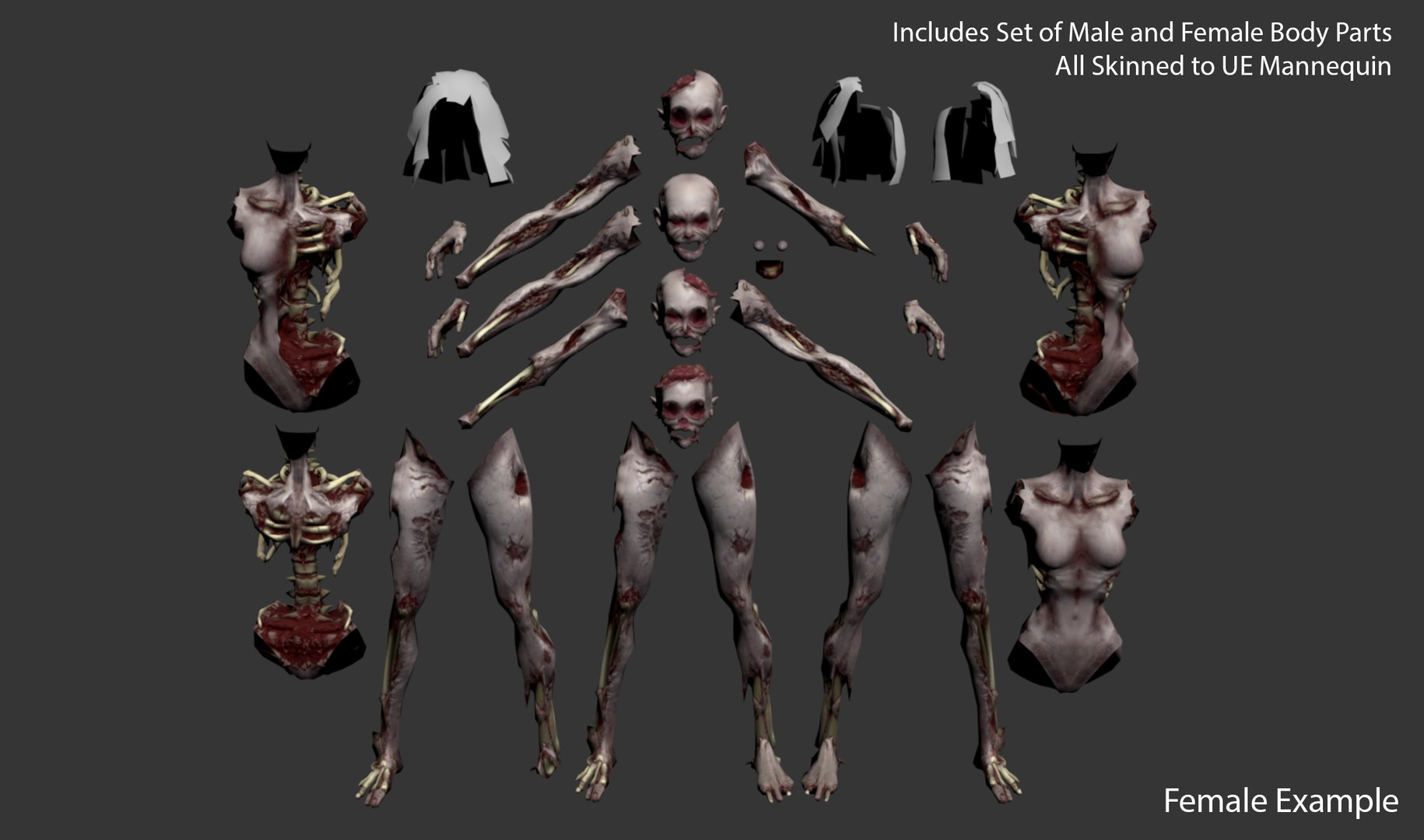3D Zombies Savaged Horde - Low Poly - PBR - Extreme Decay https://p.turbosquid.com/ts-thumb/sP/Jinla7/BW/char_zombie_parts_f/png/1700990929/1920x1080/fit_q87/a6a85dff748aea6696e4cd205e7cb6e23303b653/char_zombie_parts_f.jpg