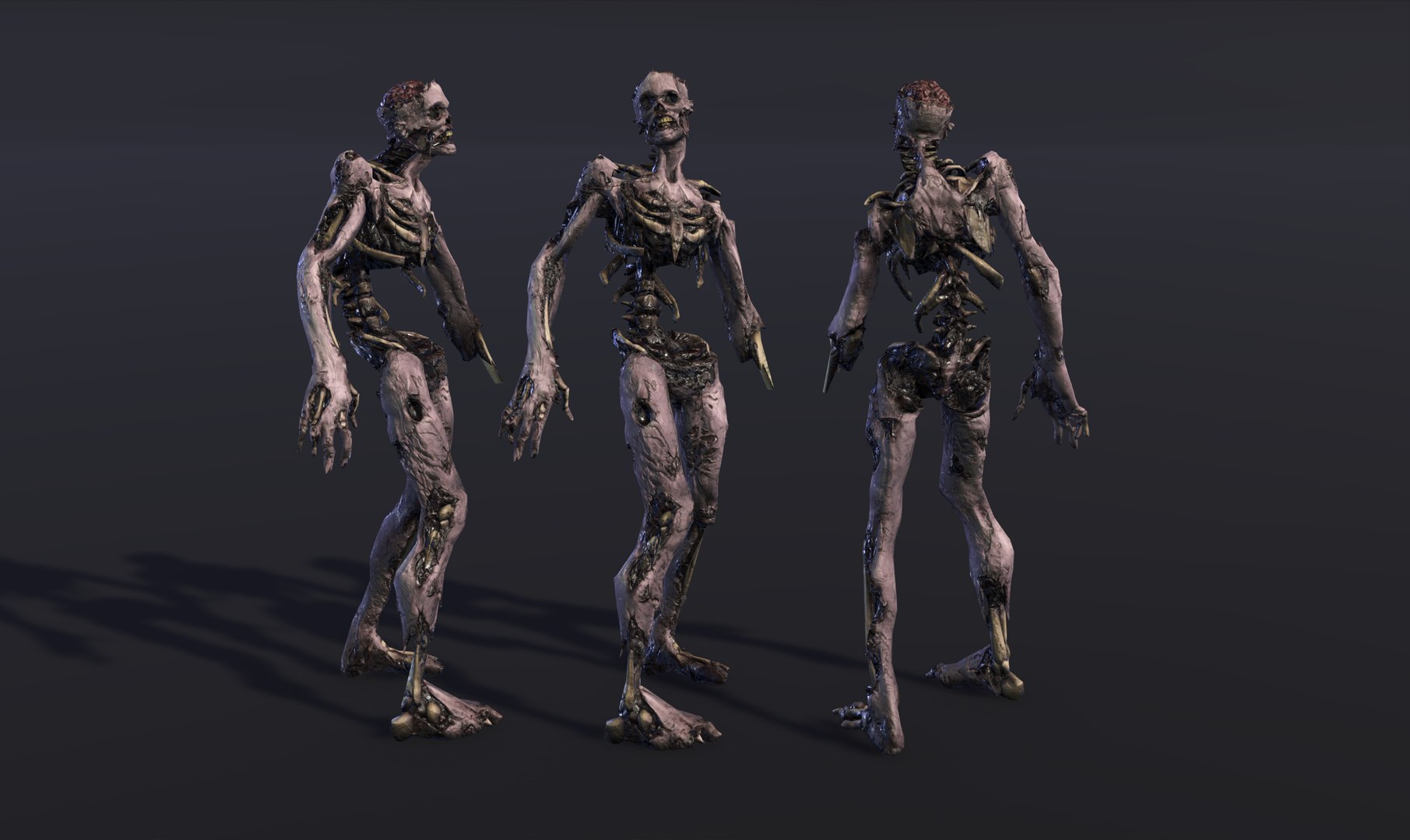 3D Zombies Savaged Horde - Low Poly - PBR - Extreme Decay https://p.turbosquid.com/ts-thumb/sP/Jinla7/Ow/char_zombiehuman_06/png/1700526658/1920x1080/fit_q87/14162dd6dcbd7499c15ea90b7f9cc1c9d93dd0c0/char_zombiehuman_06.jpg