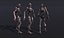 Zombies Savaged Horde - Low Poly - PBR - Extreme Decay