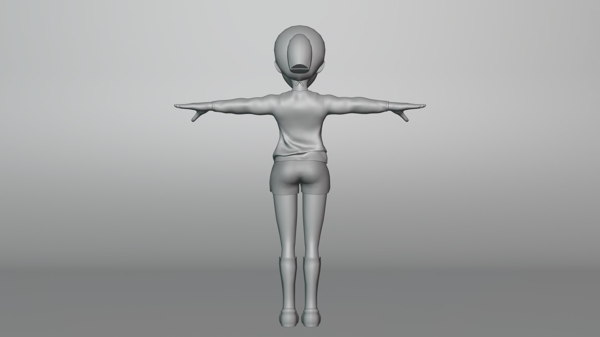 Young Girl Character Rig Model - TurboSquid 1666627