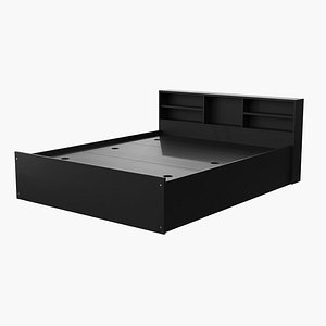 Modern Storage Bed 3D model