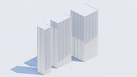 3types Simple building XL size