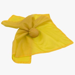 Football Penalty Flag Yellow 2 3D Model