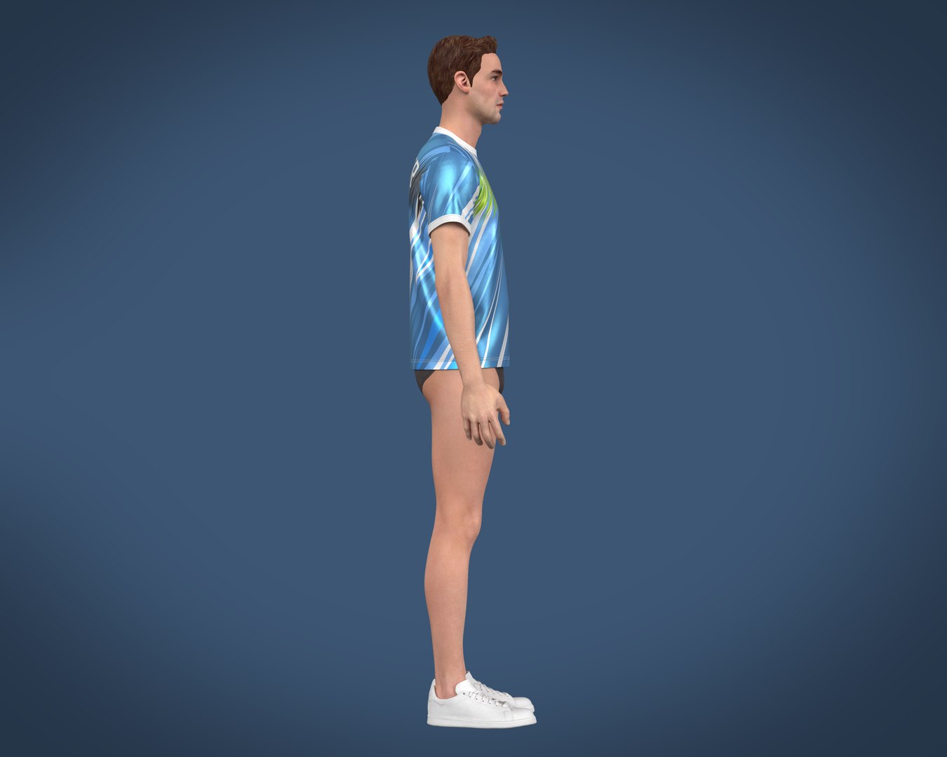 3D Soccer Football Sky Blue with white color Jersey Player-11 model -  TurboSquid 2044637