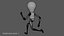 3D light bulb man model