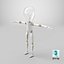 3D light bulb man model
