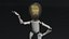 3D light bulb man model