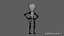 3D light bulb man model