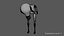 3D light bulb man model