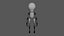 3D light bulb man model
