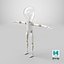 3D light bulb man model