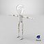 3D light bulb man model