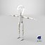 3D light bulb man model