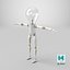 3D light bulb man model