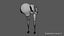 3D light bulb man model