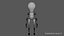 3D light bulb man model