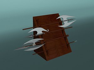 3d weapon axe model
