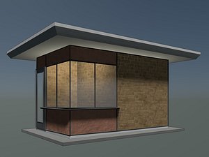 Security booth 24u09 3D model