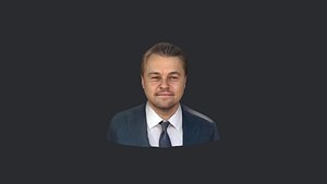 Leonardo DiCaprio- Realistic bust head ready 3d Model 3D model