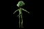 Rigged Alien Charakter - Fretzo