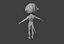 Rigged Alien Charakter - Fretzo