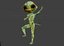 Rigged Alien Charakter - Fretzo