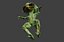 Rigged Alien Charakter - Fretzo