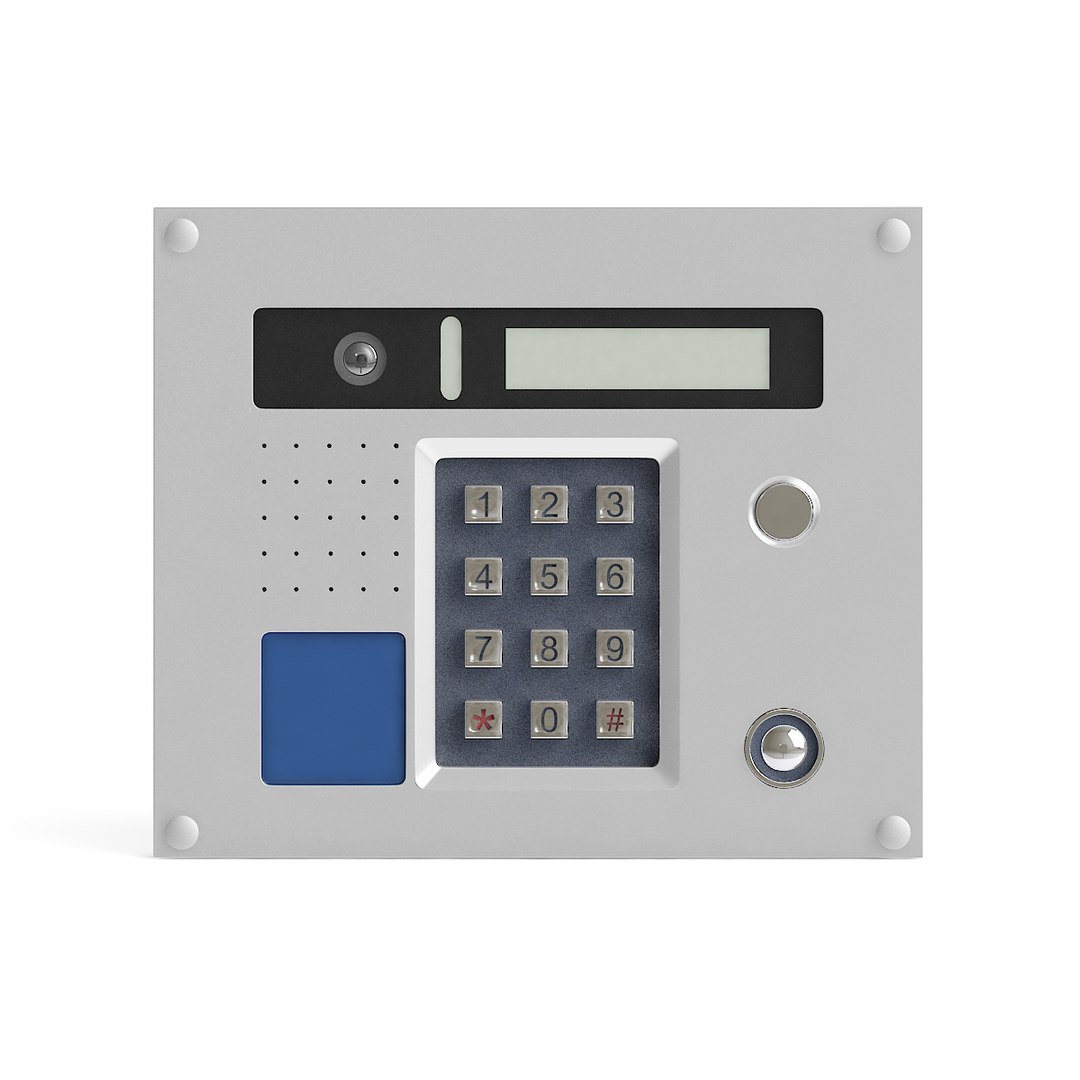 3D External Intercom Model - TurboSquid 1223760