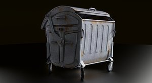 3d trash bin