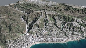 Cityscape Laguna Beach California USA