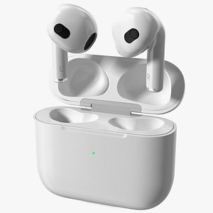 Apple AirPods 3 with Case 3D