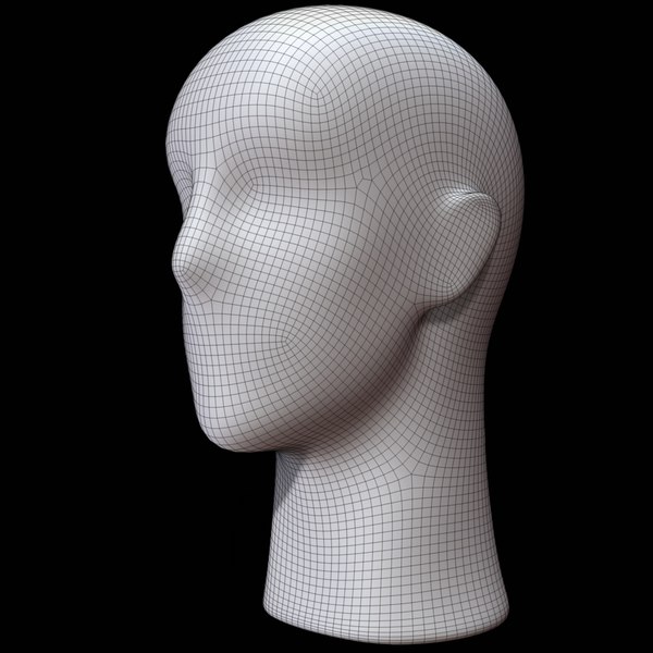 3D model mannequin head man - TurboSquid 1170049