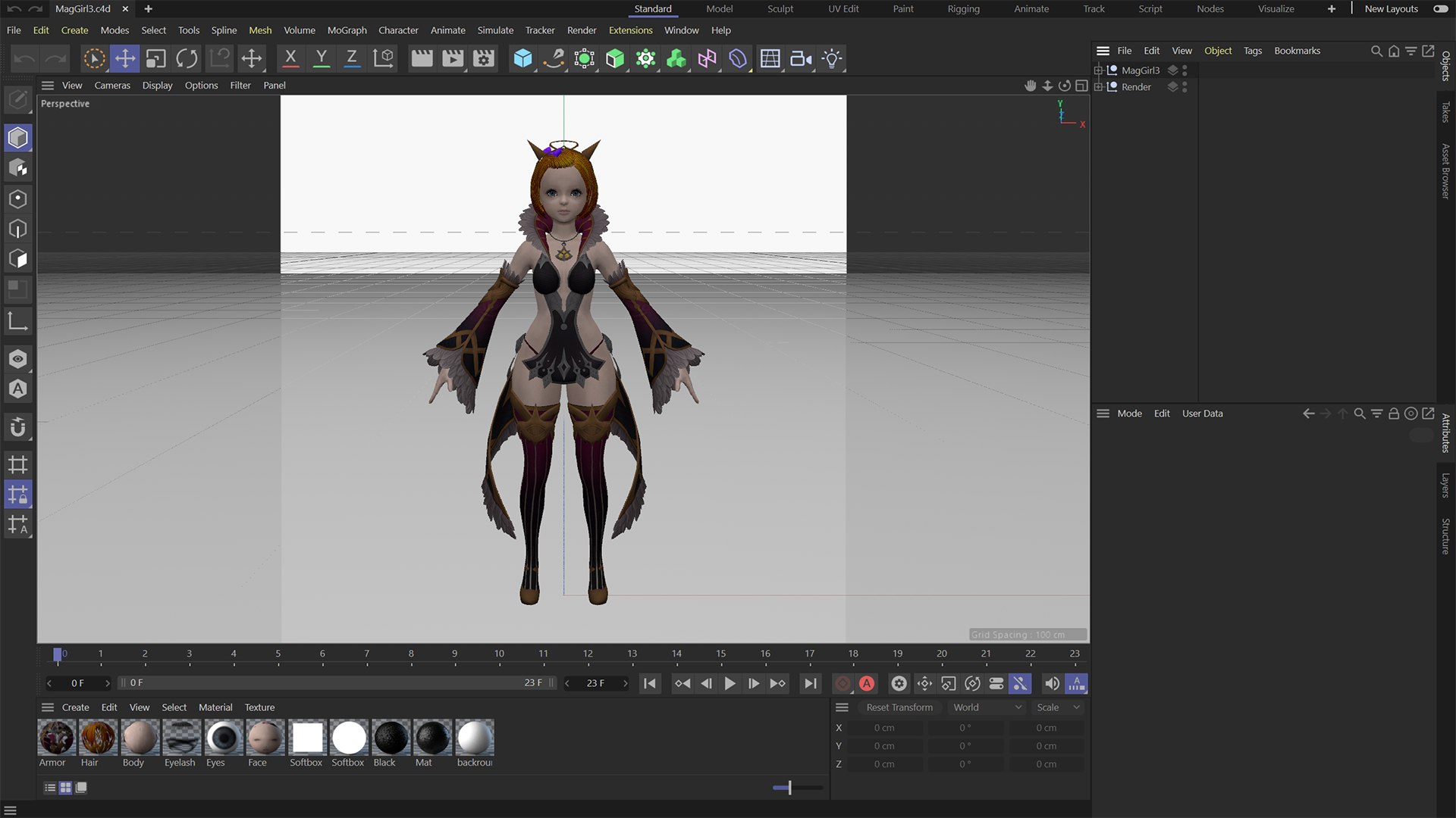 3D Mag Girl V3 Model - TurboSquid 1894178