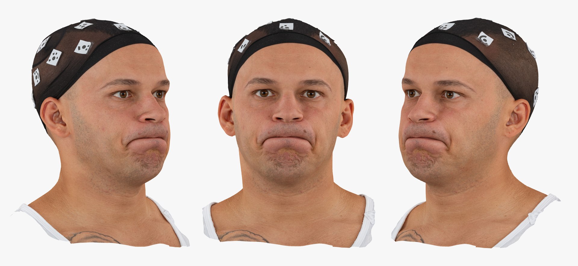 Marcus human head cheek model - TurboSquid 1602507