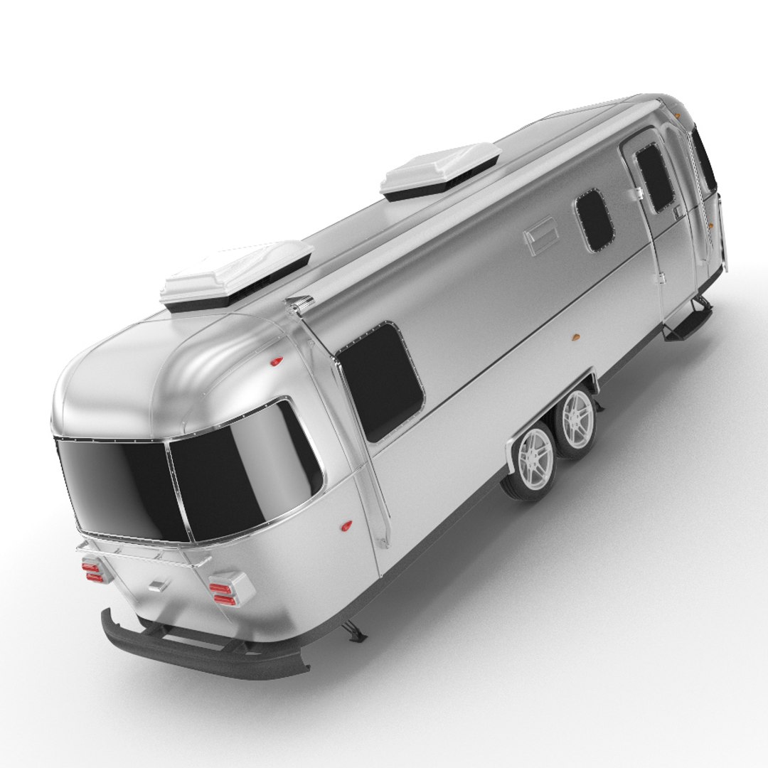 C4d Airstream Classic Trailer