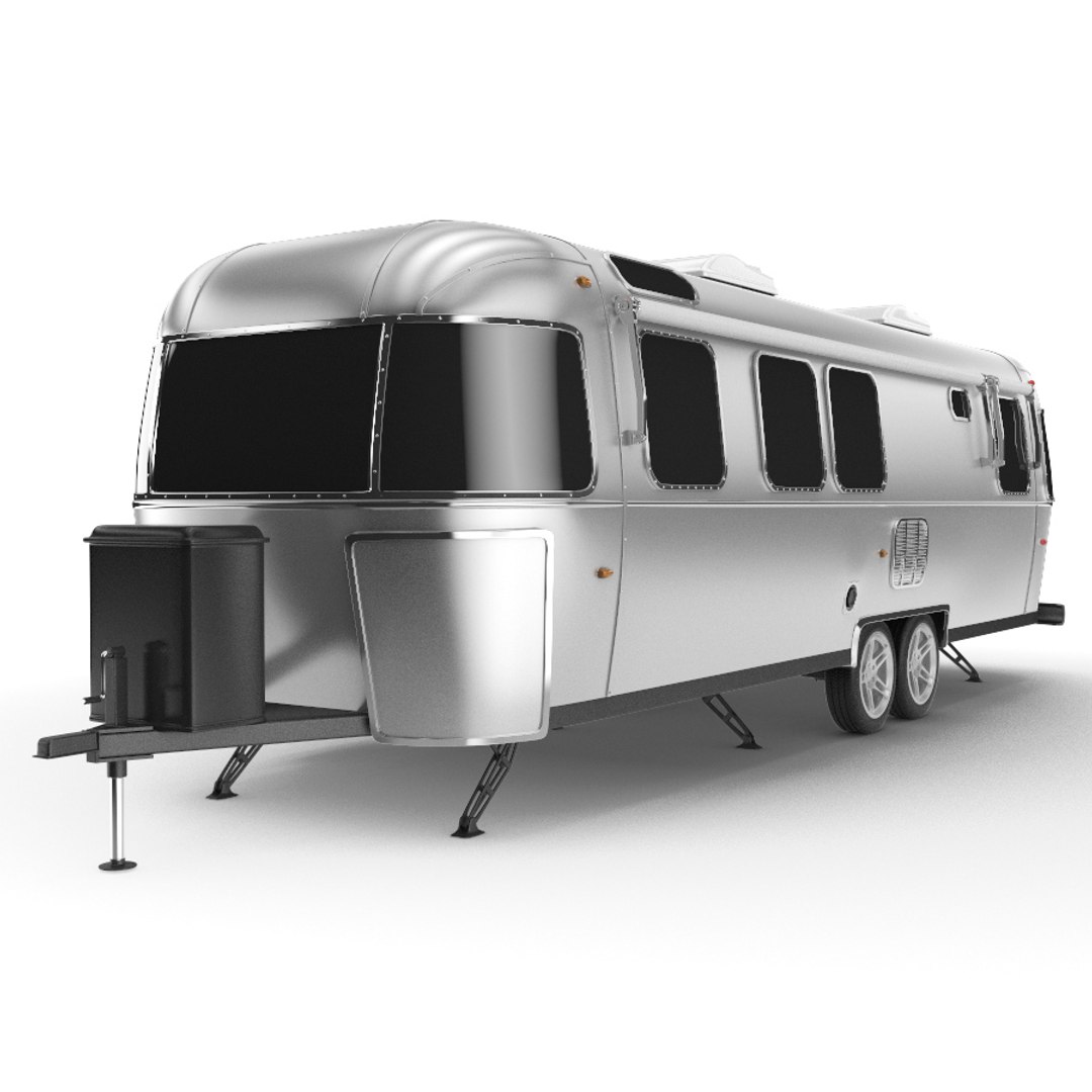 C4d Airstream Classic Trailer