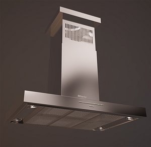 kitchen hood miele 3d model