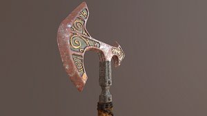 3D axe zbrush modelling