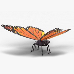 3D model Cartoon Butterfly