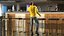 Teenage Boy Fashionable Style Dancing Pose
