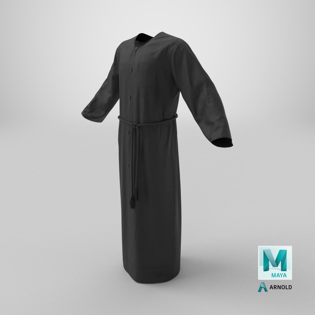 3D Black Long Robe with Belt model https://p.turbosquid.com/ts-thumb/sQ/BNDyHG/KF/stemcell_maya_arnold_render/png/1739559010/1920x1080/fit_q87/469bbcace2af3562bcc0a7b0bbc335e962b4a6e2/stemcell_maya_arnold_render.jpg