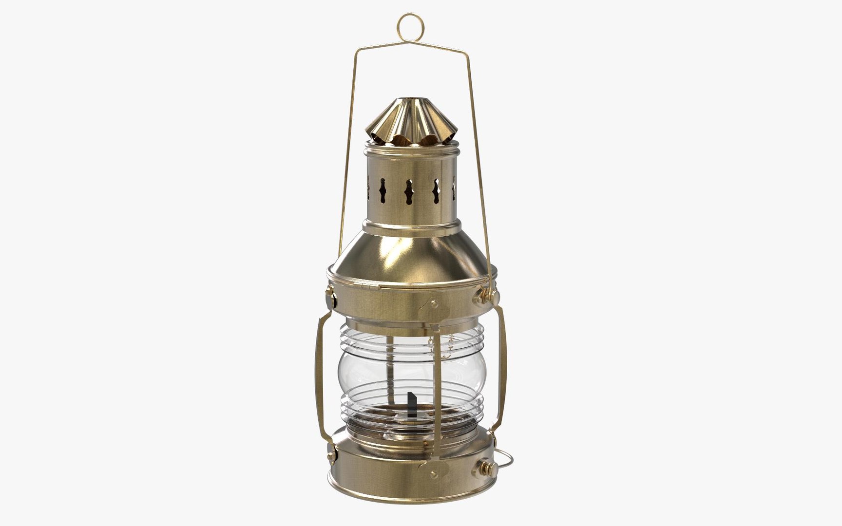 3D Nautical Lantern - TurboSquid 2026457